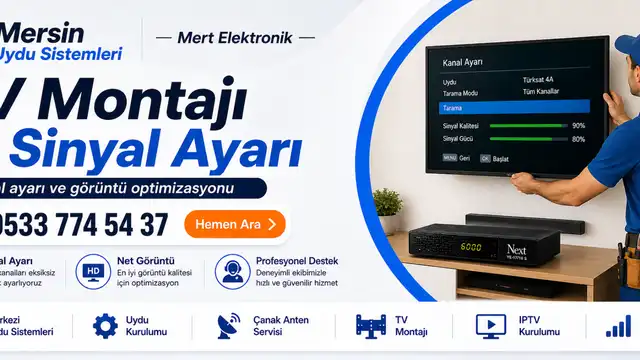 Televizyon Kurulum ve Duvara Montaj